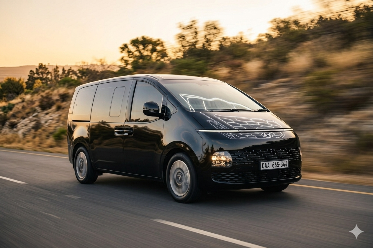 Luxury Hyundai Staria Chauffeur Service Cape Town - VIP Transport